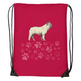 Francia bulldog - Sport táska piros
