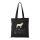 Francia bulldog - Bevásárló táska fekete