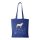 Francia bulldog - Bevásárló táska kék