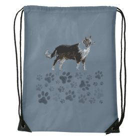 Border collie - Sport táska szürke