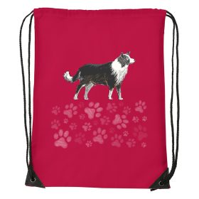 Border collie - Sport táska piros