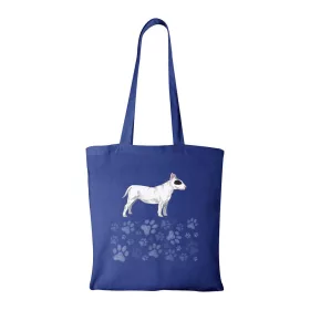 Bullterrier - Bevásárló táska kék v1