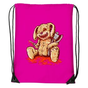 Plüss nyuszi - Sport táska magenta