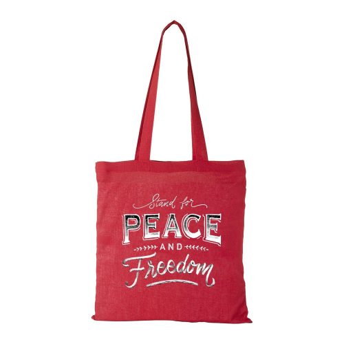 Stand for peace - Bevásárló táska piros