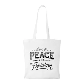Stand for peace - Bevásárló táska fehér