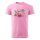 Póló Happy Valentine  mintával - Rózsaszín XL méretben