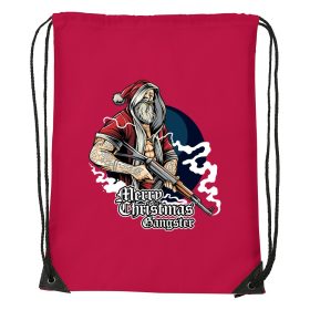 Merry Christmas gangster - Sport táska piros