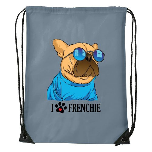 Frenchie - Sport táska szürke