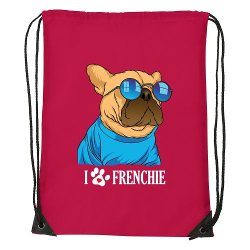 Frenchie - Sport táska piros