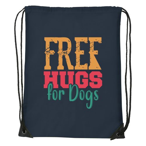 Free hugs for dog - Sport táska navy kék