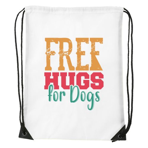 Free hugs for dog - Sport táska fehér