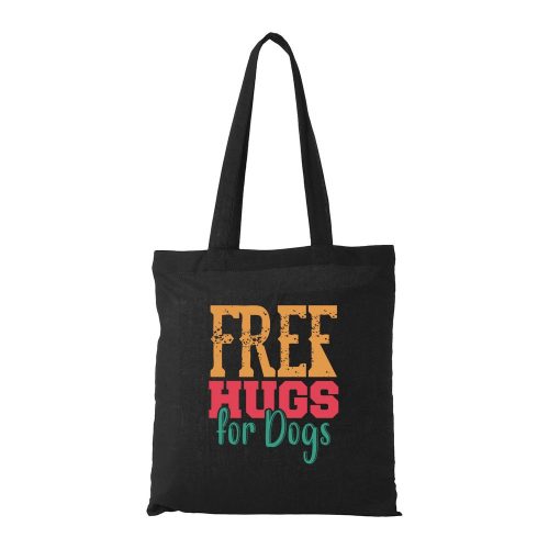 Free hugs for dog - Bevásárló táska fekete