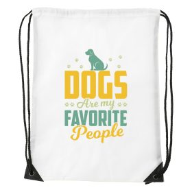 Dogs are my favorite people - Sport táska fehér