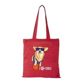Corgi - Bevásárló táska piros v2