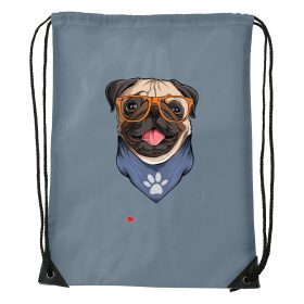 Mopsz - Sport táska szürke v2