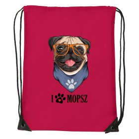 Mopsz - Sport táska piros v2