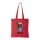 Mopsz - Bevásárló táska piros