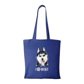 Husky - Bevásárló táska kék v2
