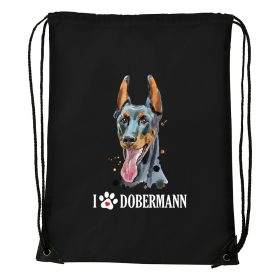 Dobermann - Sport táska fekete v2