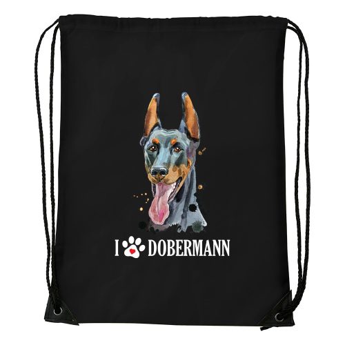 Dobermann - Sport táska fekete