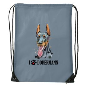 Dobermann - Sport táska szürke v2