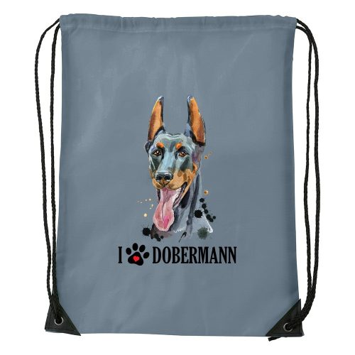 Dobermann - Sport táska szürke