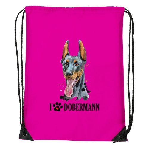 Dobermann - Sport táska magenta