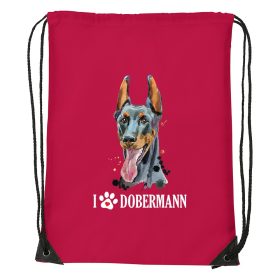 Dobermann - Sport táska piros v2