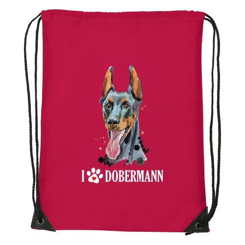 Dobermann - Sport táska piros