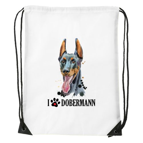Dobermann - Sport táska fehér