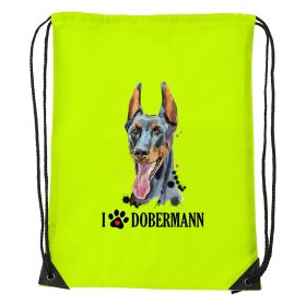 Dobermann - Sport táska sárga v2
