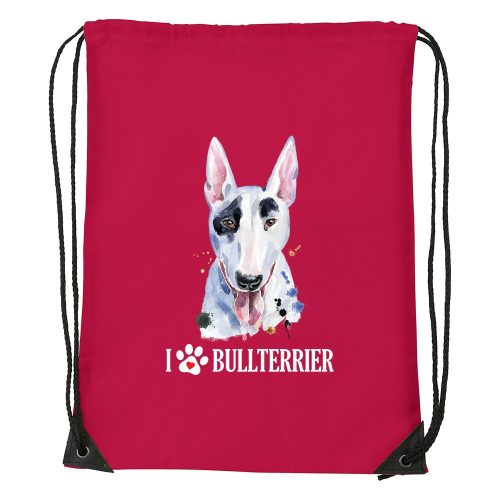 Bullterrier - Sport táska piros