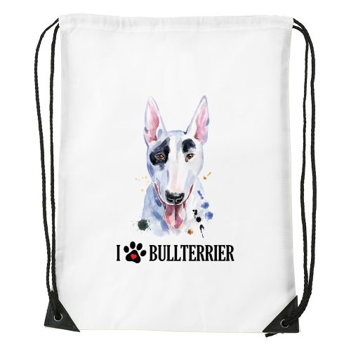 Bullterrier - Sport táska fehér
