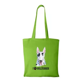 Bullterrier - Bevásárló táska zöld v2