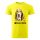 Póló Basset hound  mintával - Sárga M méretben