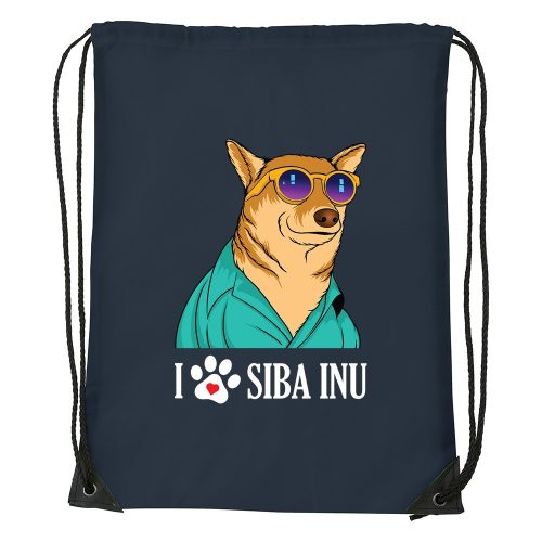 Siba Inu - Sport táska navy kék