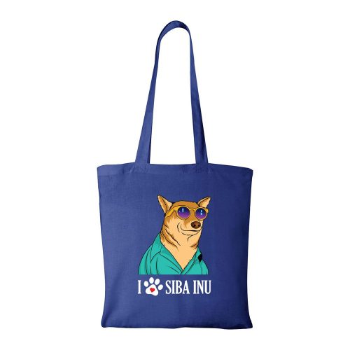 Siba Inu - Bevásárló táska kék
