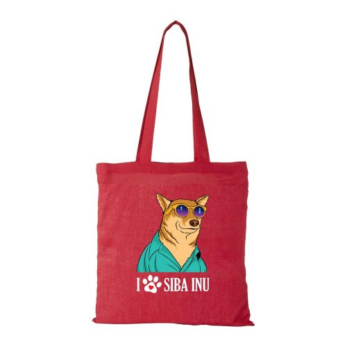 Siba Inu - Bevásárló táska piros