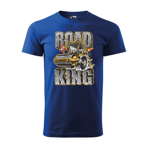 Póló Road king  mintával - Kék L méretben