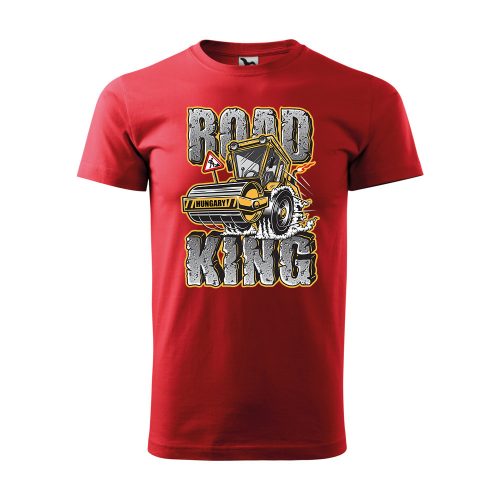 Póló Road king  mintával - Piros L méretben