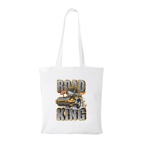 Road king - Bevásárló táska fehér