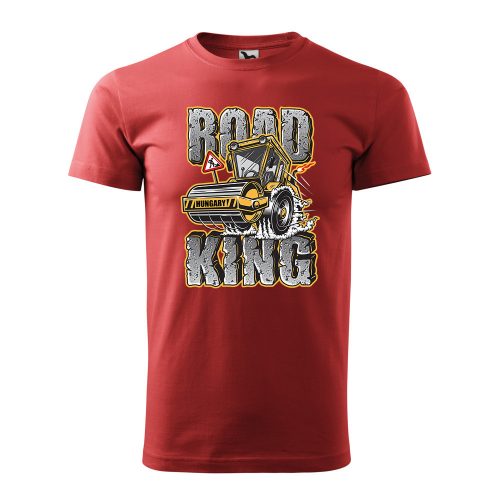 Póló Road king  mintával - Terrakotta XL méretben