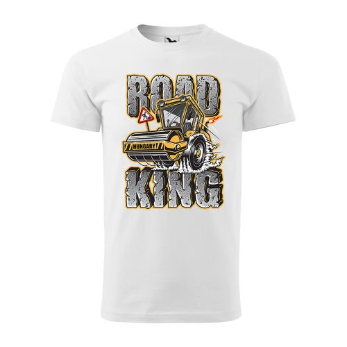 Póló Road king  mintával - Fehér XXXL méretben