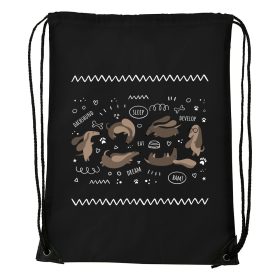 Dachshund - Sport táska fekete