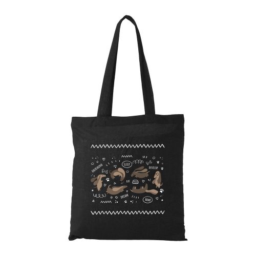 Dachshund - Bevásárló táska fekete