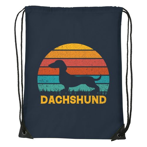 Dachshund02 - Sport táska navy kék