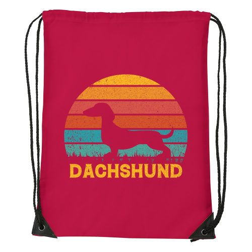 Dachshund02 - Sport táska piros