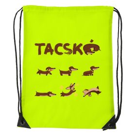 Tacskó - Sport táska sárga v2