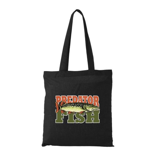 Predator fish - Bevásárló táska fekete