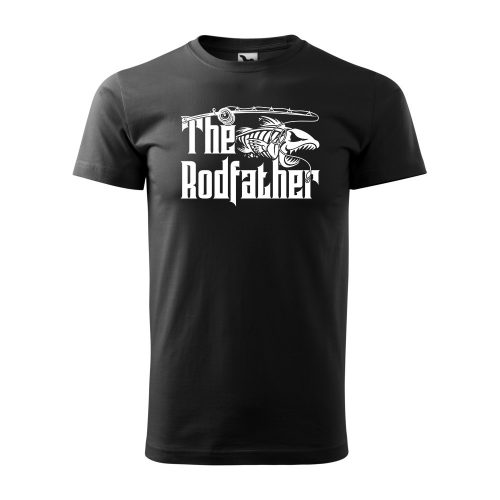 Póló The rodfather  mintával - Fekete XXXL méretben